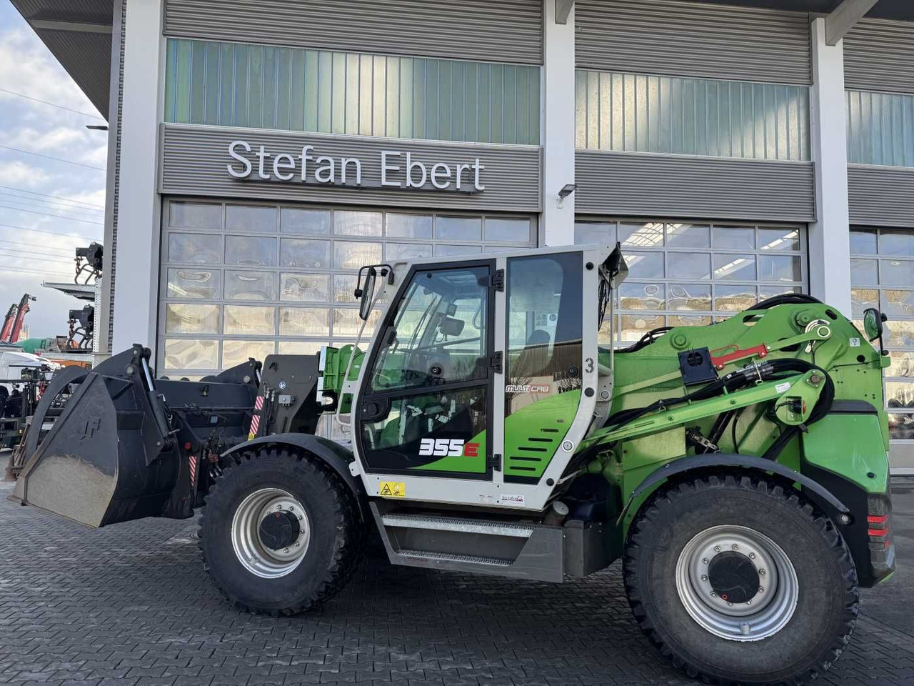 Wiellader Sennebogen 355 E / Greifschaufel / nur 998h!