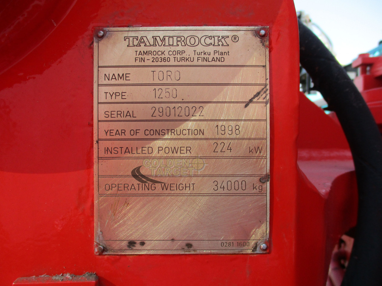 Wiellader TAMROCK TORO 1250 Wheel Loader