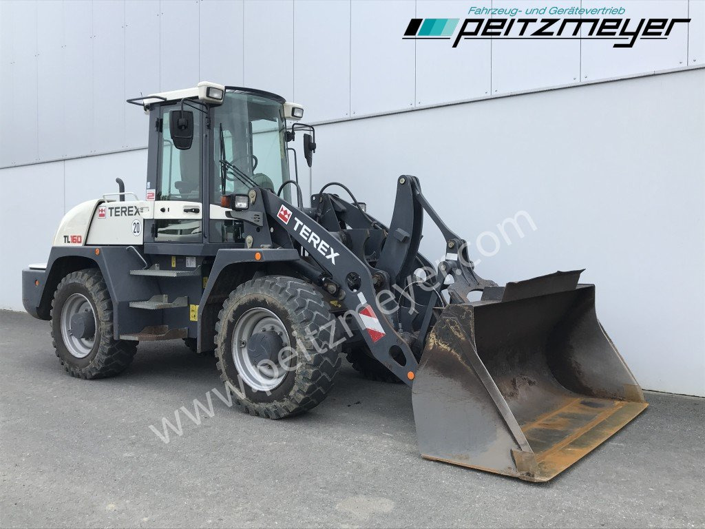 Wiellader TEREX Radlader TL 160 Schaufel + Gabel