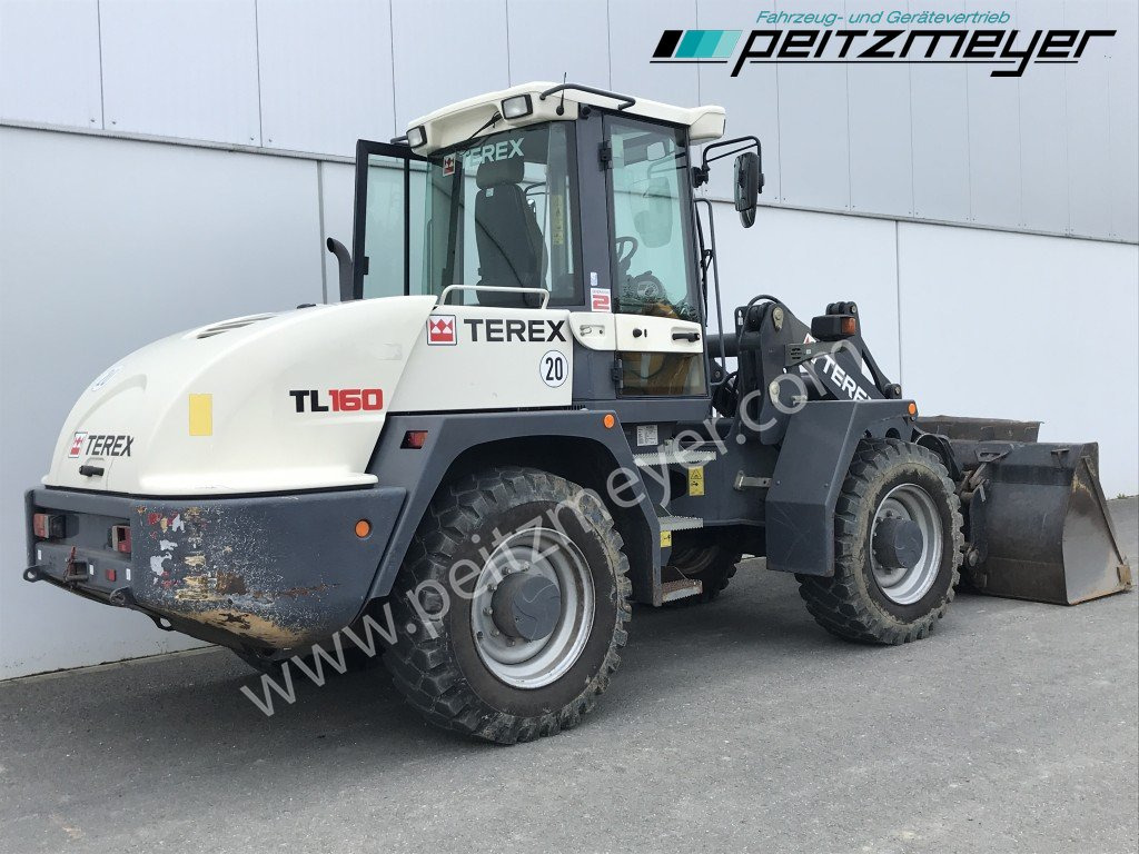 Wiellader TEREX Radlader TL 160 Schaufel + Gabel
