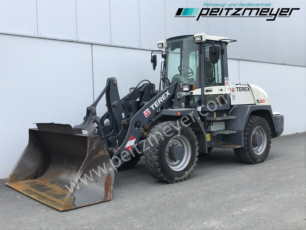 Wiellader TEREX Radlader TL 160 Schaufel + Gabel