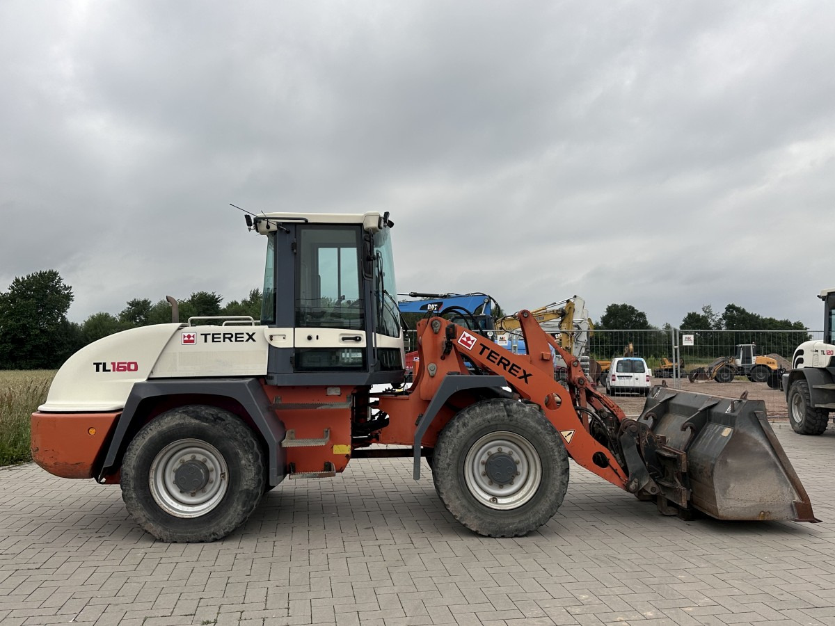 Wiellader TEREX TL 160 Klima Schaufel + Palettengabel Top !