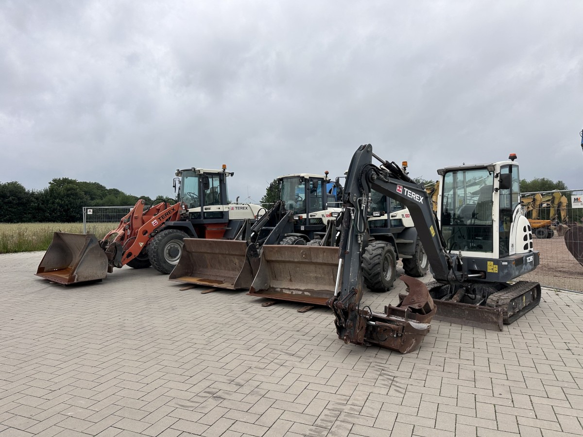 Wiellader TEREX TL 160 Klima Schaufel + Palettengabel Top !