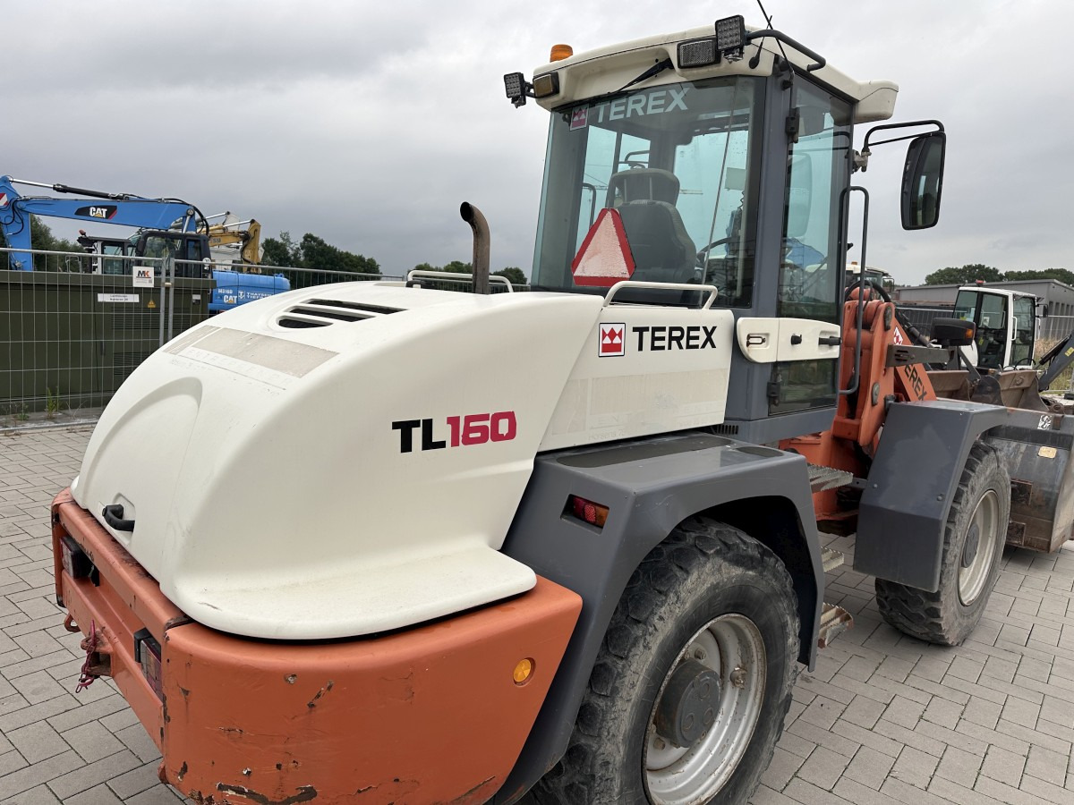 Wiellader TEREX TL 160 Klima Schaufel + Palettengabel Top !