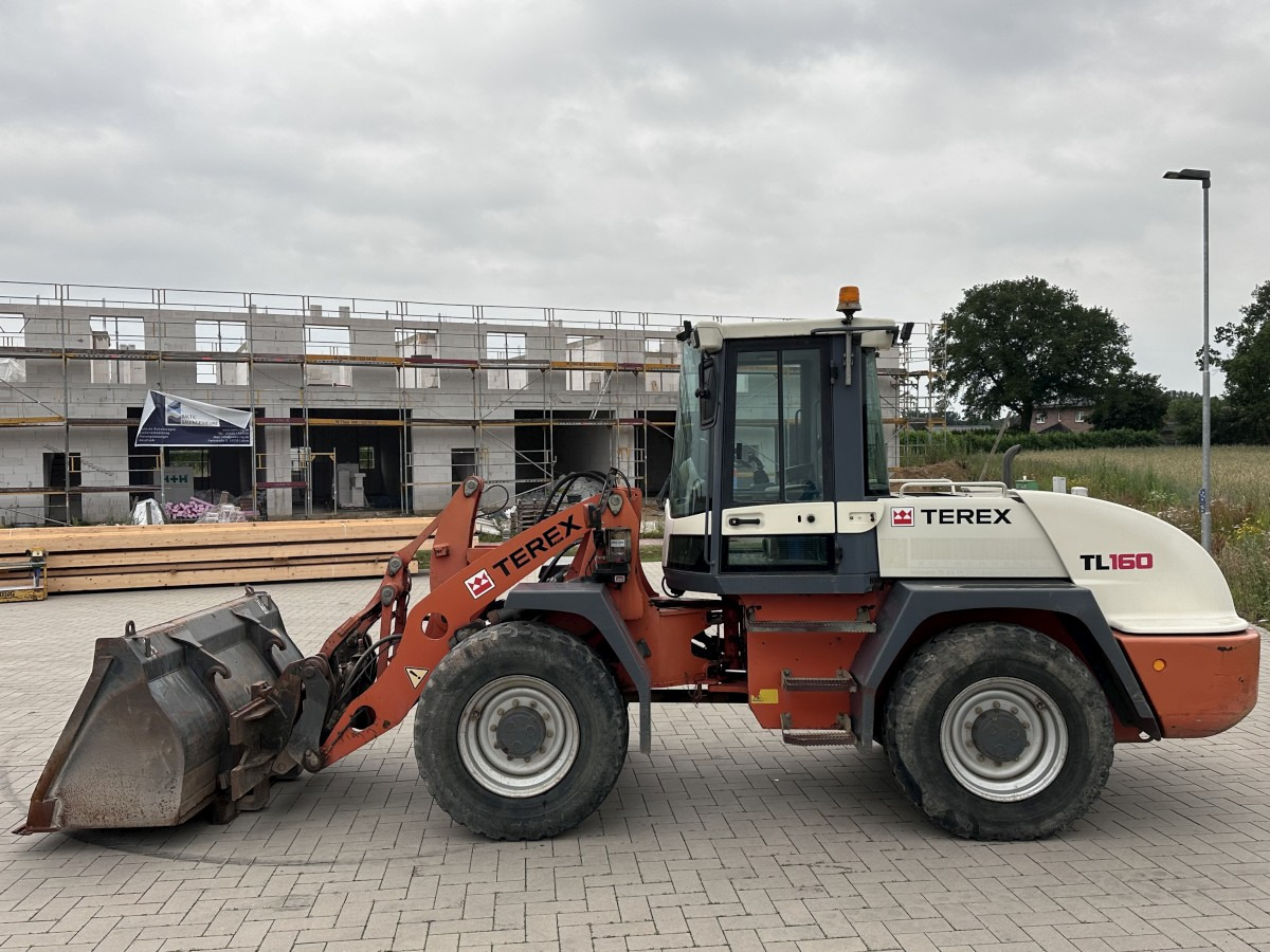 Wiellader TEREX TL 160 Klima Schaufel + Palettengabel Top !