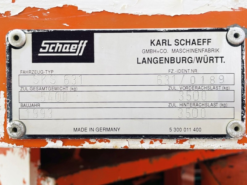 Wiellader Terex-Schaeff SKS 631 (3509)