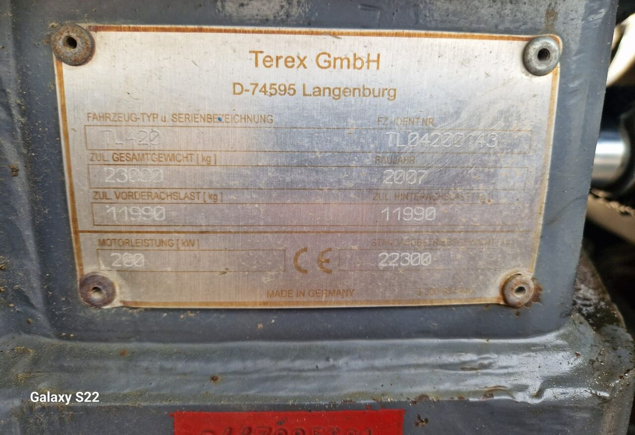 Wiellader Terex TL420