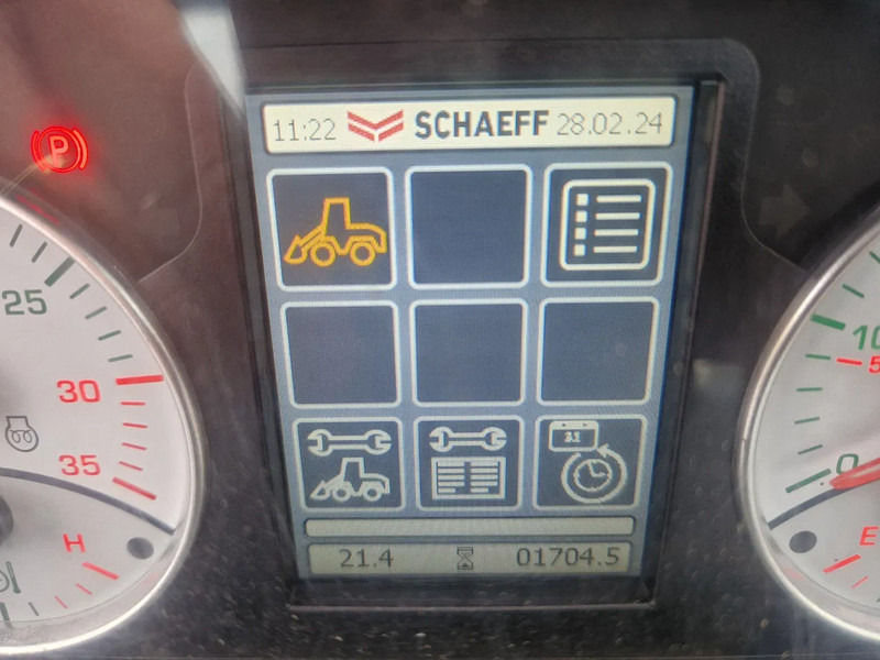 Wiellader Terex TL80 met 1704 uur
