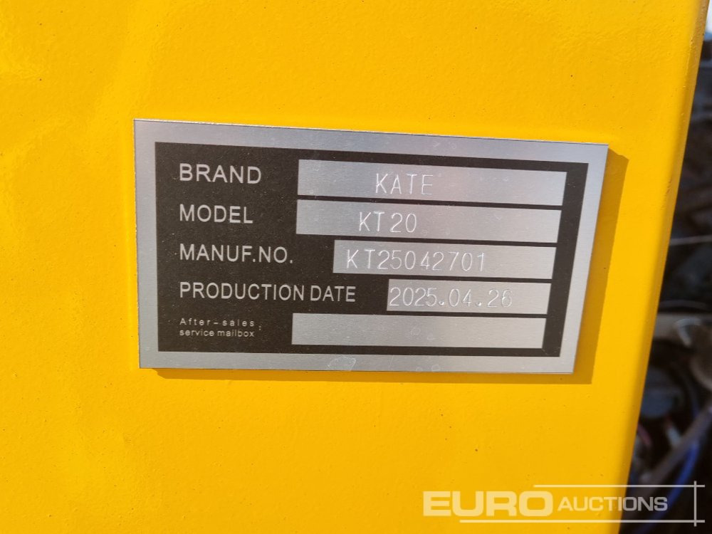Wiellader Unused 2025 KATE KT20