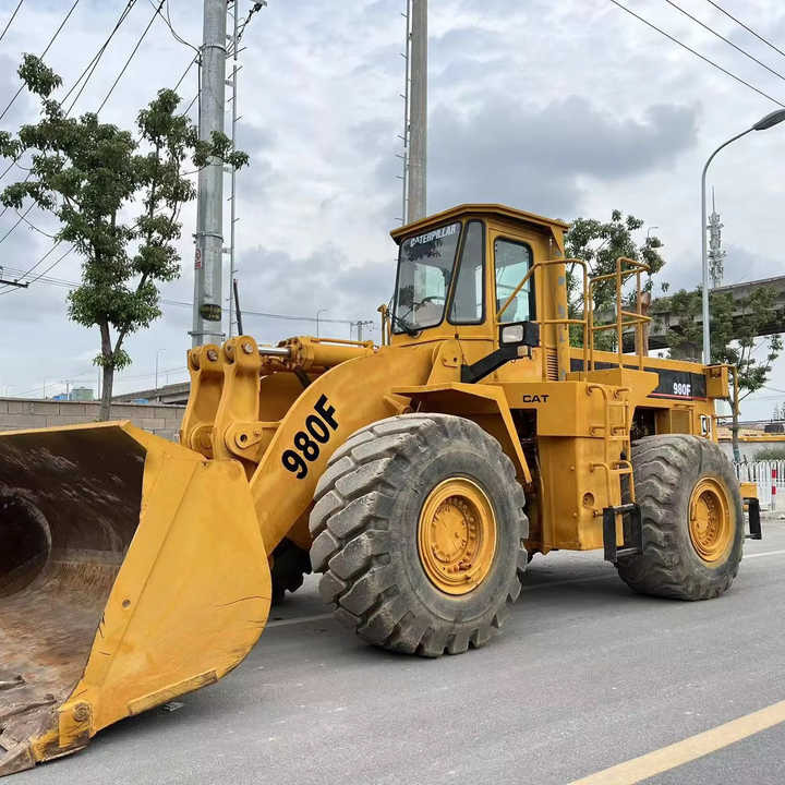Wiellader Used CAT  980f 980g 980c Wheel Loader Second Hand Condition CAT 966H 966F 966E 966G Front Loaders for Sale
