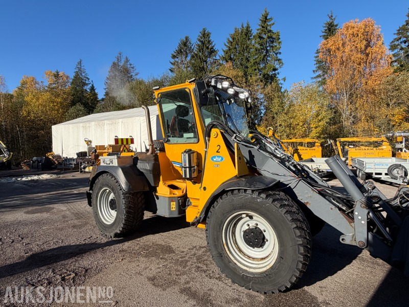 Wiellader VINTERMASKIN 2019 Vilakone wille 865 hjullaster - Vingeplog - Snøfreser - Strøskuffe