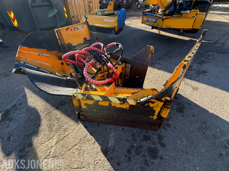 Wiellader VINTERMASKIN 2019 Vilakone wille 865 hjullaster - Vingeplog - Snøfreser - Strøskuffe