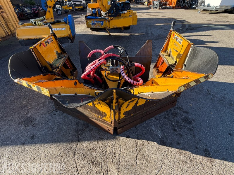 Wiellader VINTERMASKIN 2019 Vilakone wille 865 hjullaster - Vingeplog - Snøfreser - Strøskuffe