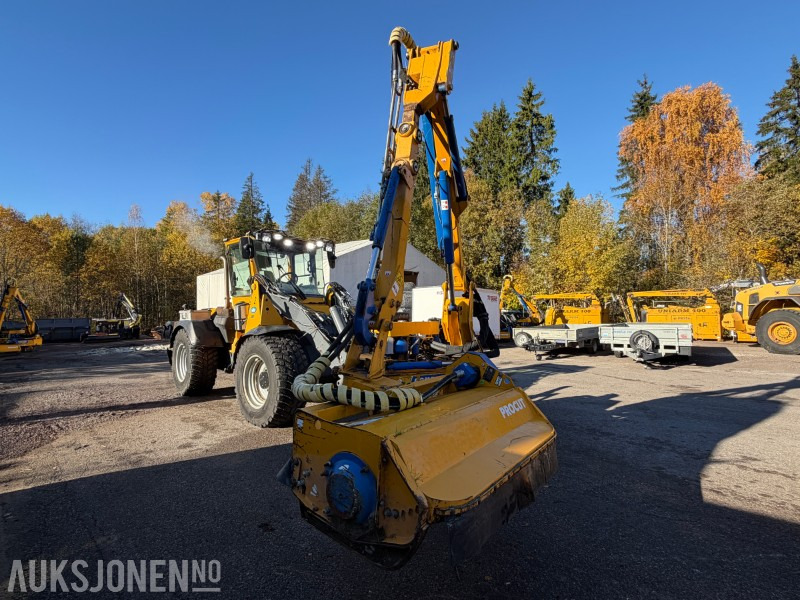 Wiellader VINTERMASKIN 2019 Vilakone wille 865 hjullaster - Vingeplog - Snøfreser - Strøskuffe