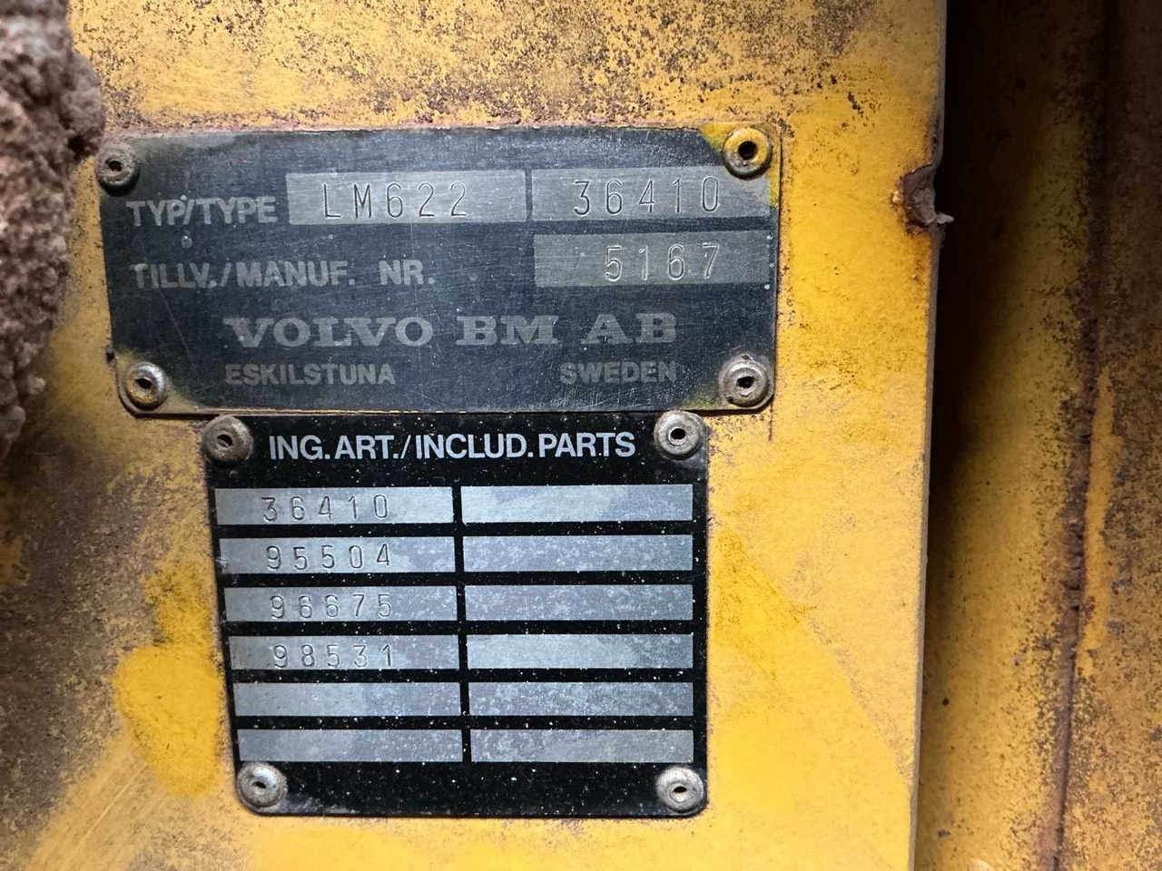 Wiellader VOLVO LM 622 SHOVEL