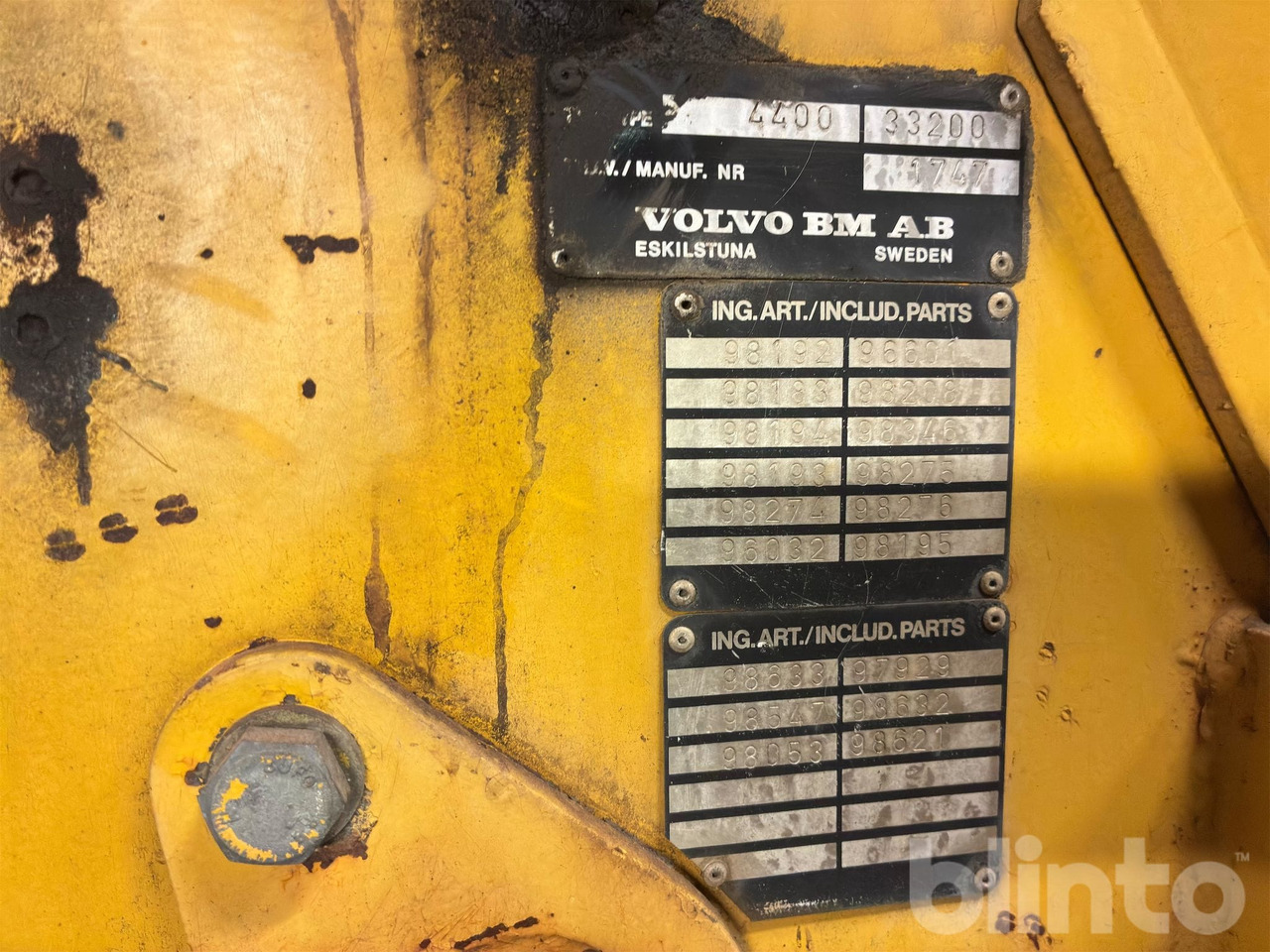 Wiellader Volvo 4400