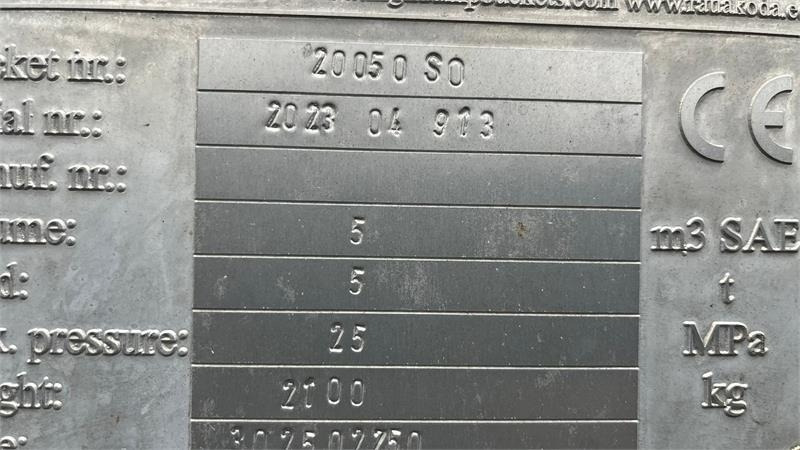 Wiellader Volvo 5m3 Rauakoda Højtip skovl Rauakoda 5m3 højtip skov