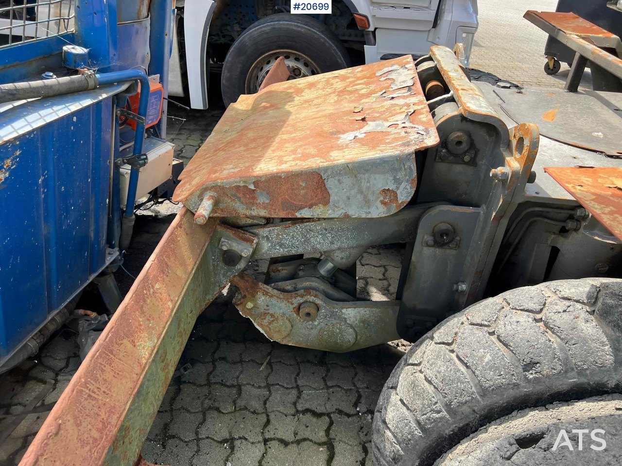 Wiellader Volvo EW160B hjulmaskin m/ støtte bein og skjær