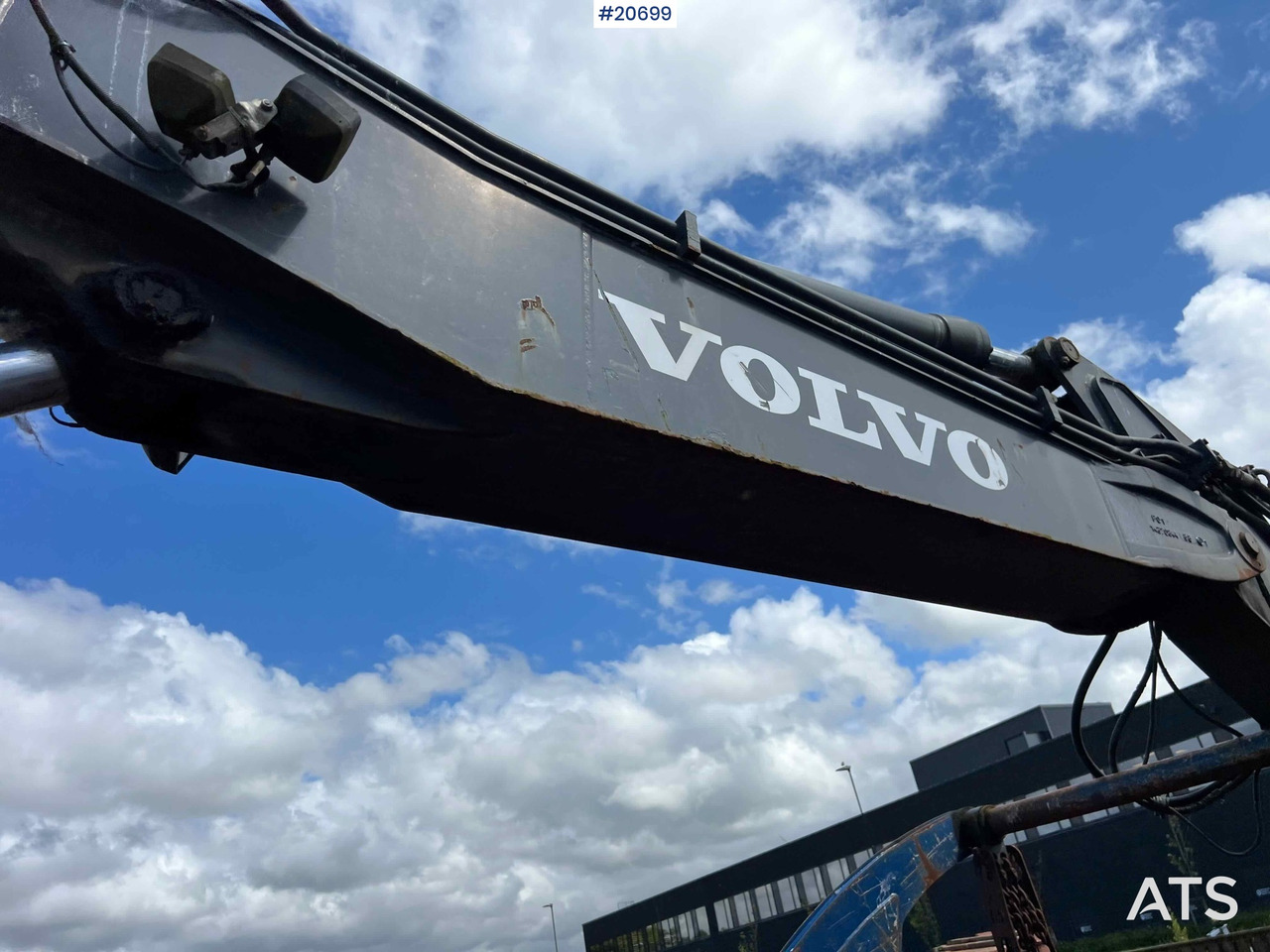 Wiellader Volvo EW160B hjulmaskin m/ støtte bein og skjær