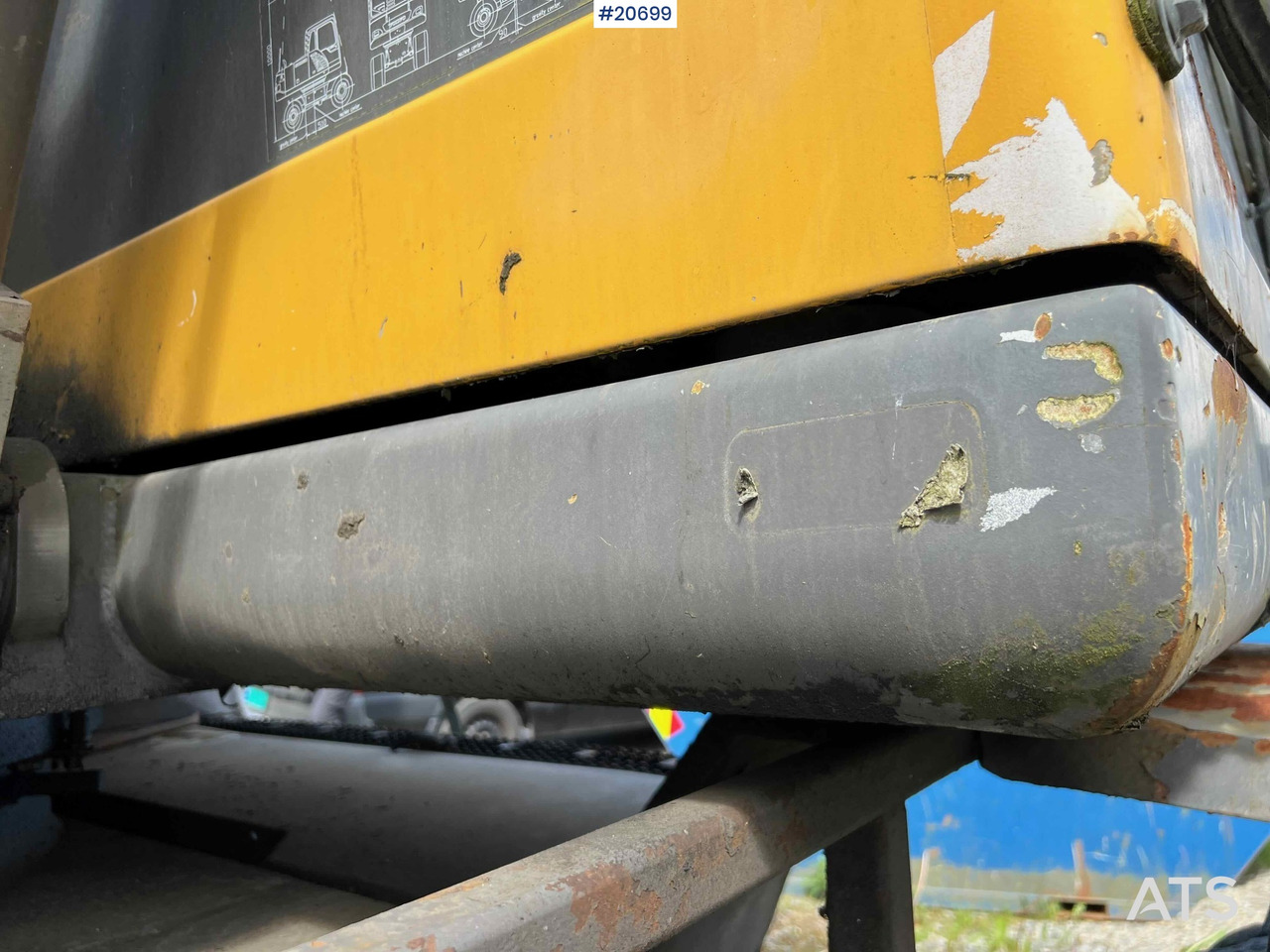 Wiellader Volvo EW160B hjulmaskin m/ støtte bein og skjær