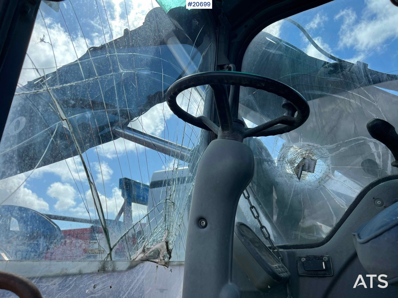 Wiellader Volvo EW160B hjulmaskin m/ støtte bein og skjær