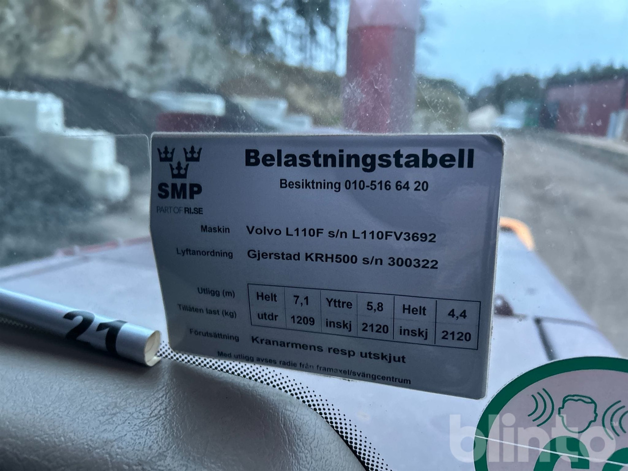 Wiellader Volvo L110F