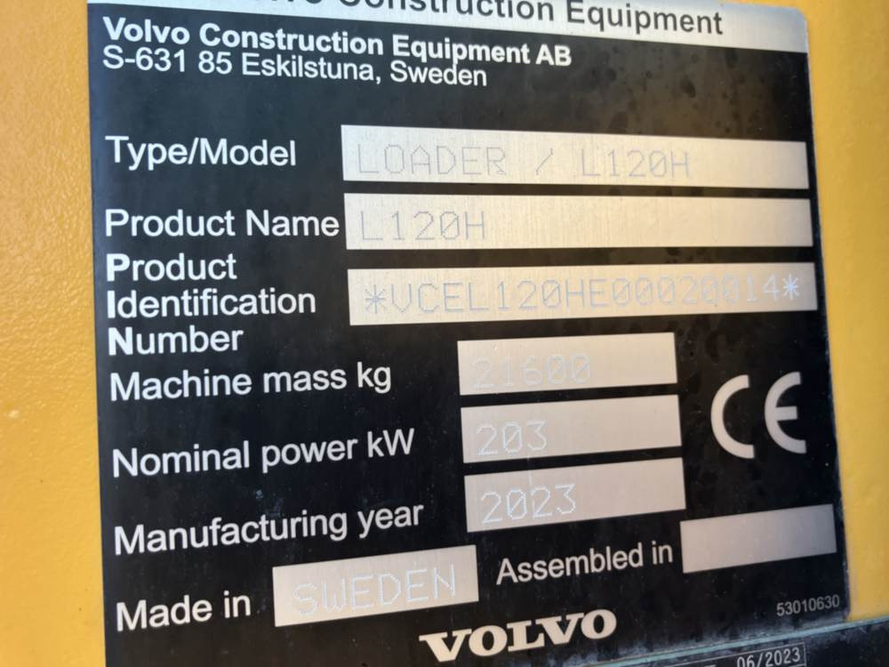 Wiellader Volvo L120H