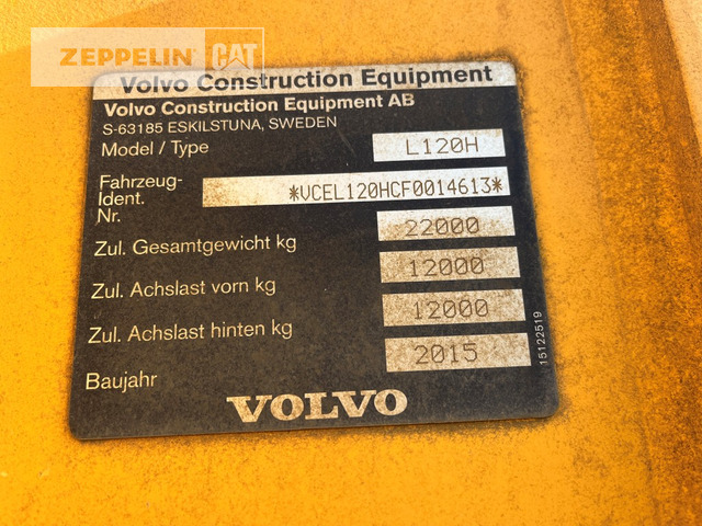 Wiellader Volvo L120H