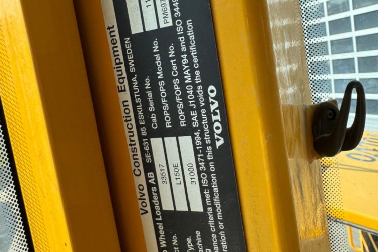 Wiellader Volvo L150E