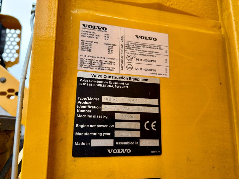 Wiellader Volvo L220H