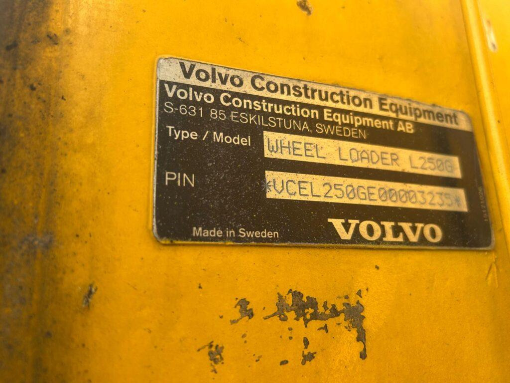 Wiellader Volvo L250G