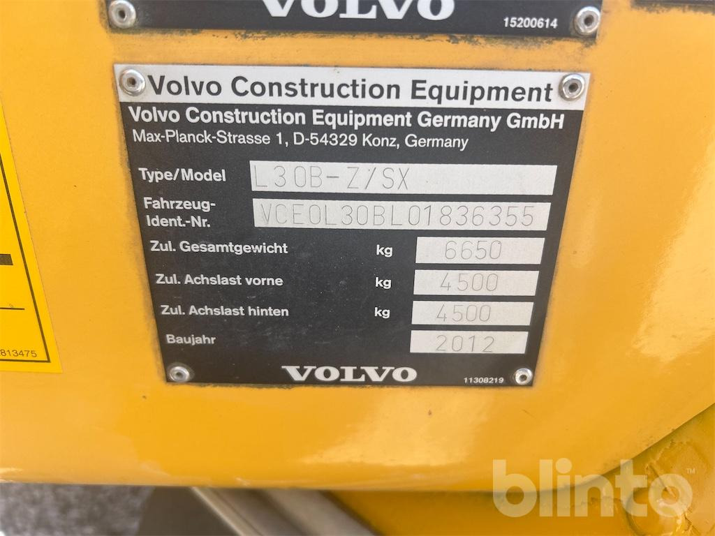 Wiellader Volvo L30B Pro -  3 Redskap & Hjul
