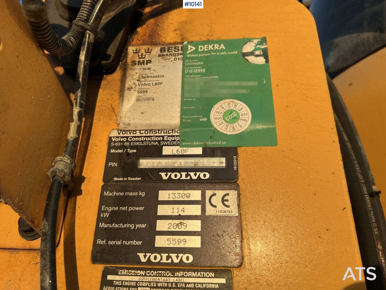 Wiellader Volvo L60F Wheel loader with tilt hitch (VIDEO)