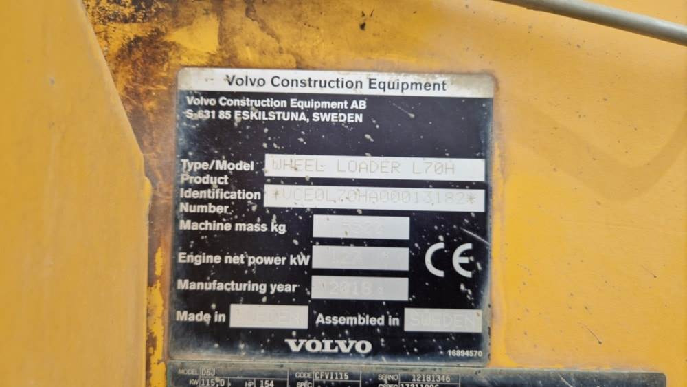 Wiellader Volvo L70H