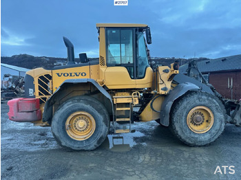 Wiellader Volvo L90F hjullaster m/ Volvo gruskuffe. SE VIDEO