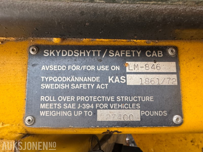 Wiellader Volvo LM846 hjullaster