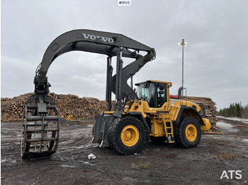 Wiellader  Volvo L 180 G High lifter / Log handler (VIDEO)