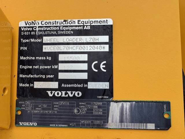 Wiellader Volvo L 70 H