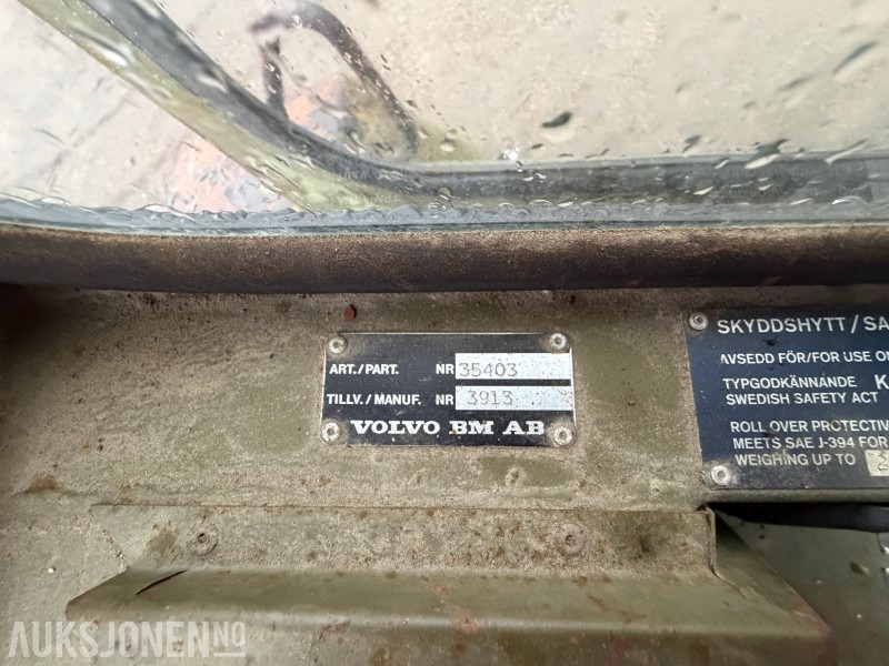 Wiellader Volvo M846 Hjullaster - 7392 Arbeidstimer - Sec skuff - BM feste