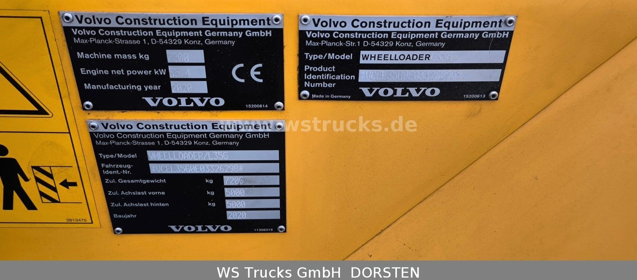 Wiellader Volvo Radlader L 35 G