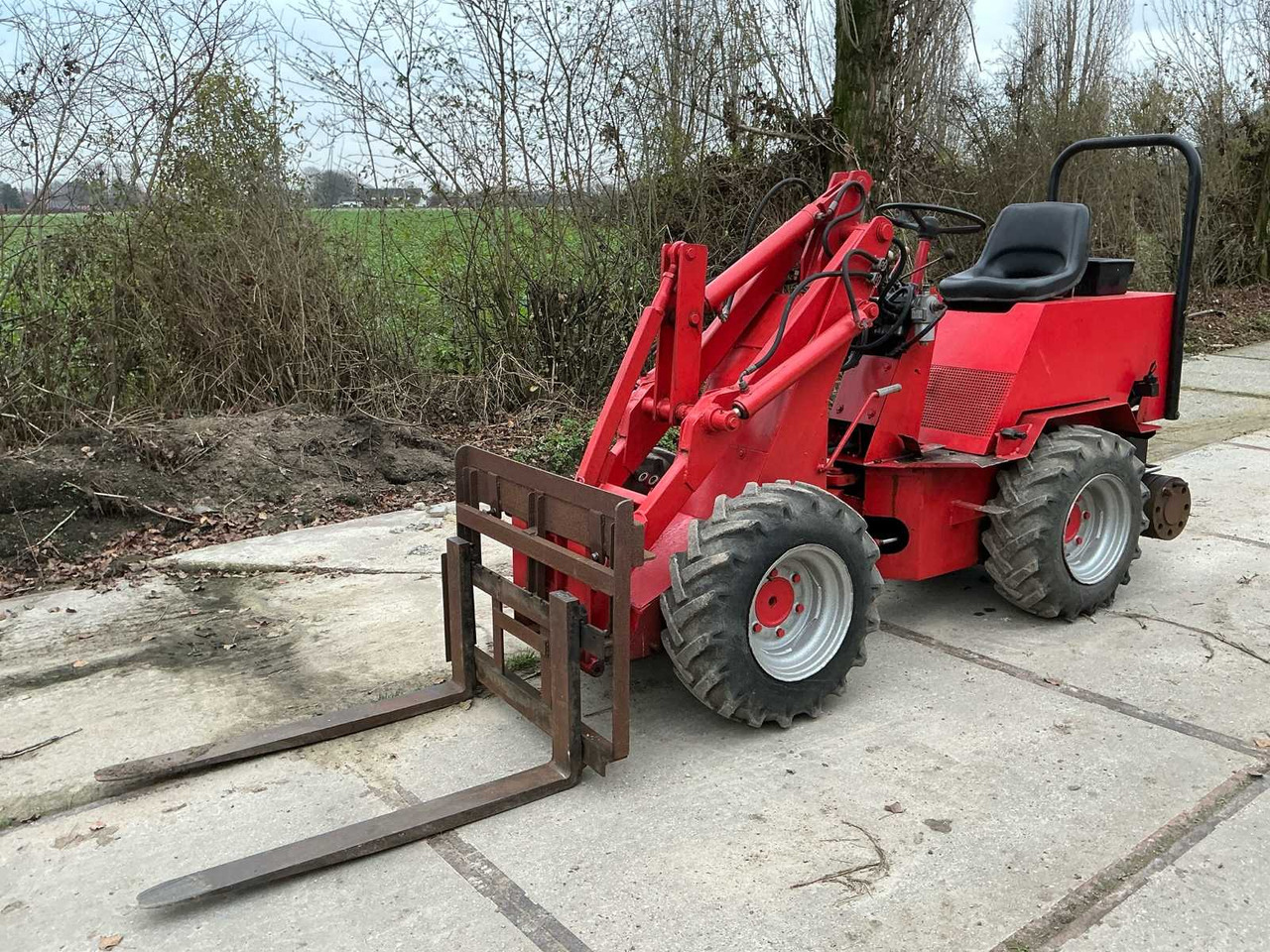 Wiellader WEIDEMANN 917 SHOVEL - BUCKET - FORKS AND CLAMP