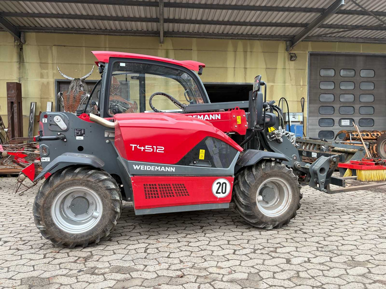 Wiellader WEIDEMANN T4512 - FORKLIFT