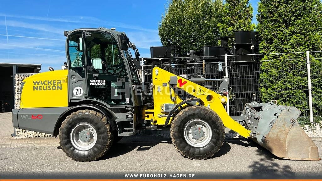Wiellader Wacker Neuson WL60 Radlader, hydr. Klappschaufel, 3. Steuerkreis