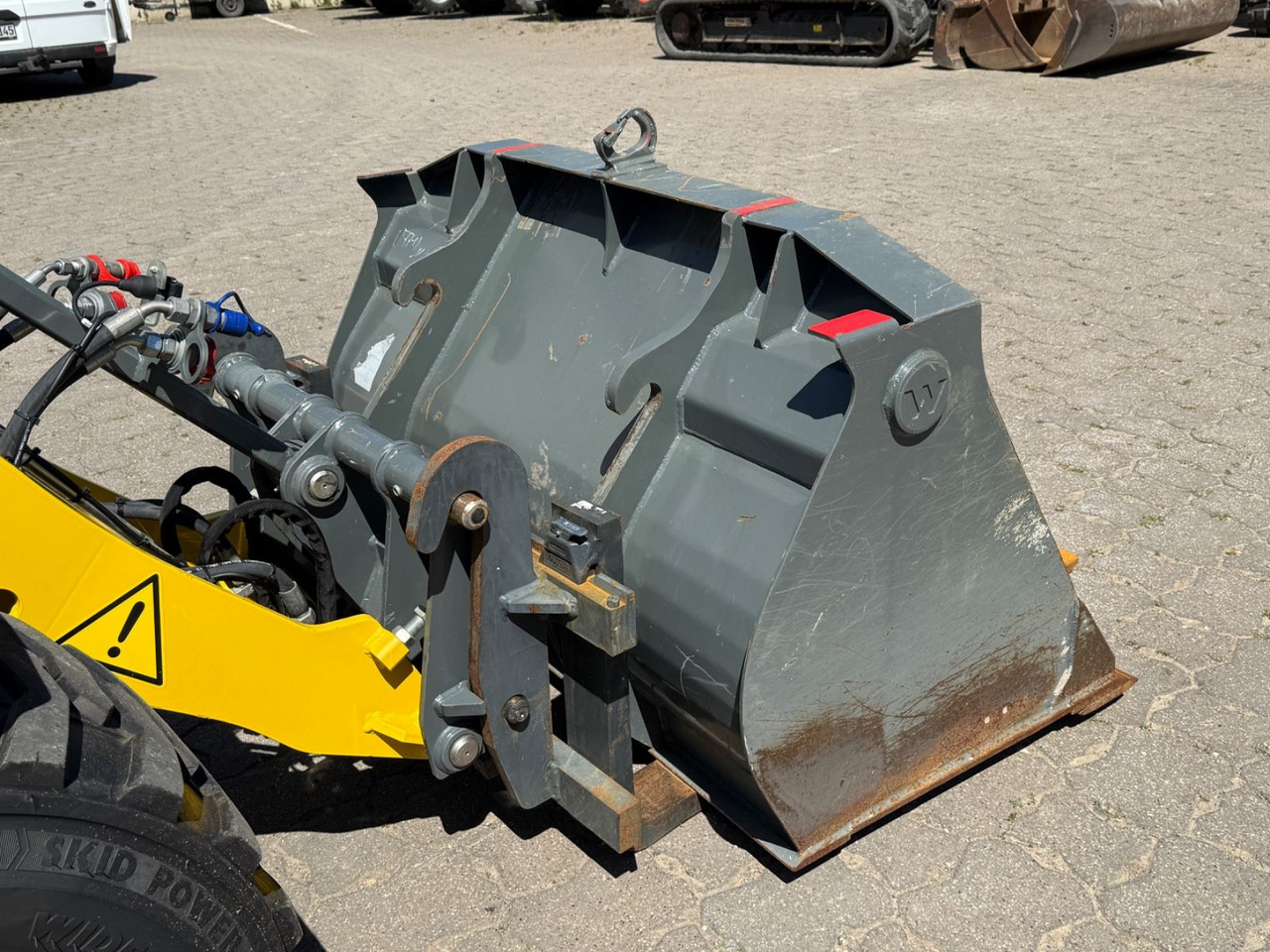Wiellader Wacker WL 25, Bj 23, 210 BH, Breitreifen Schaufel Gabel