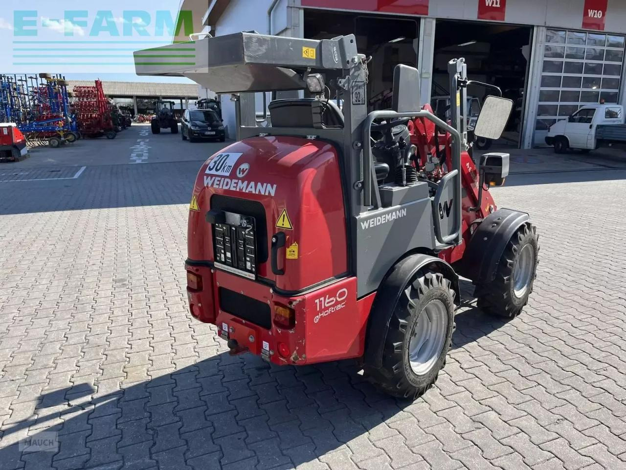 Wiellader Weidemann 1160e mit 1400h, hohe hubhöhe