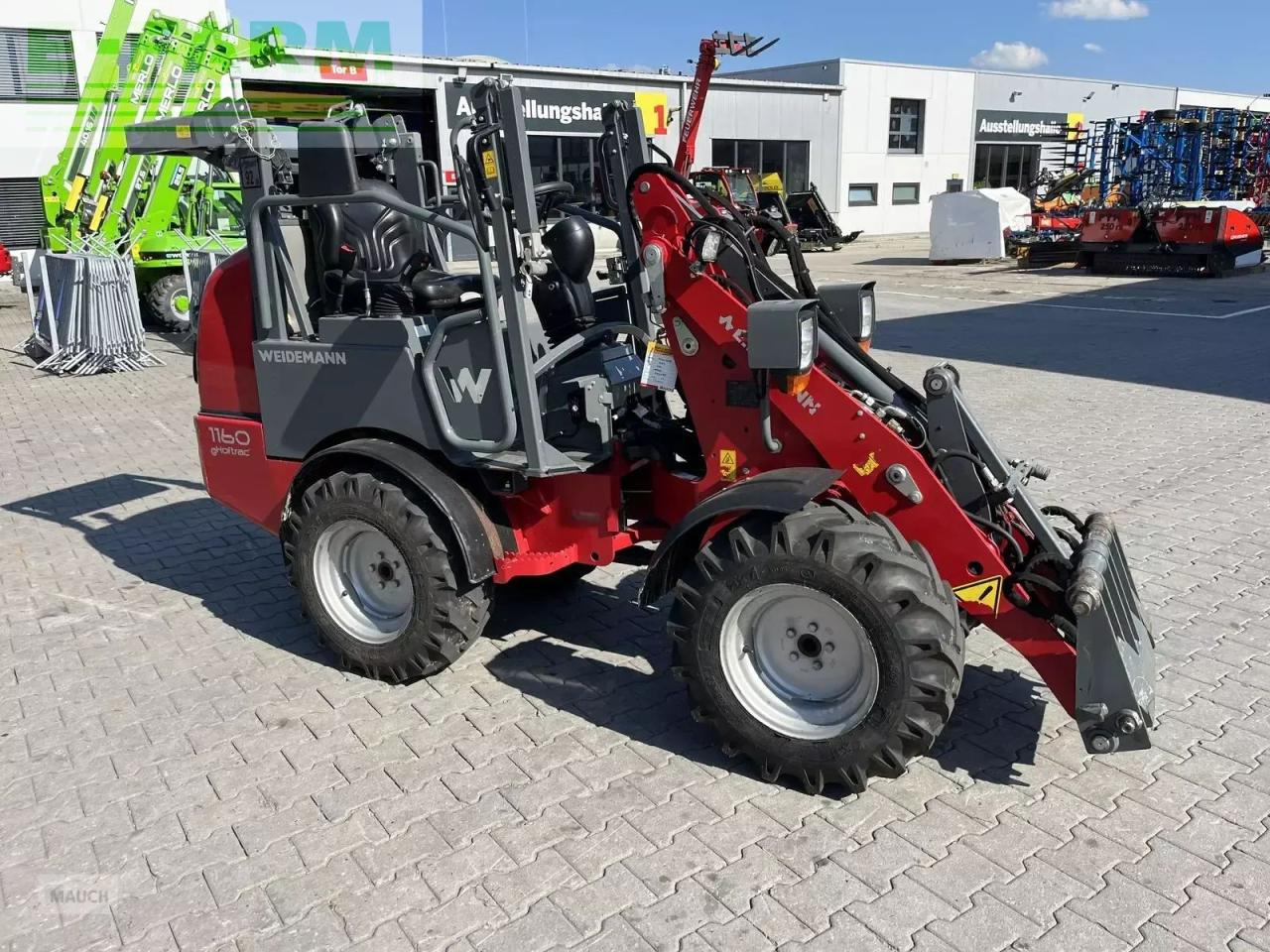 Wiellader Weidemann 1160e mit 1400h, hohe hubhöhe