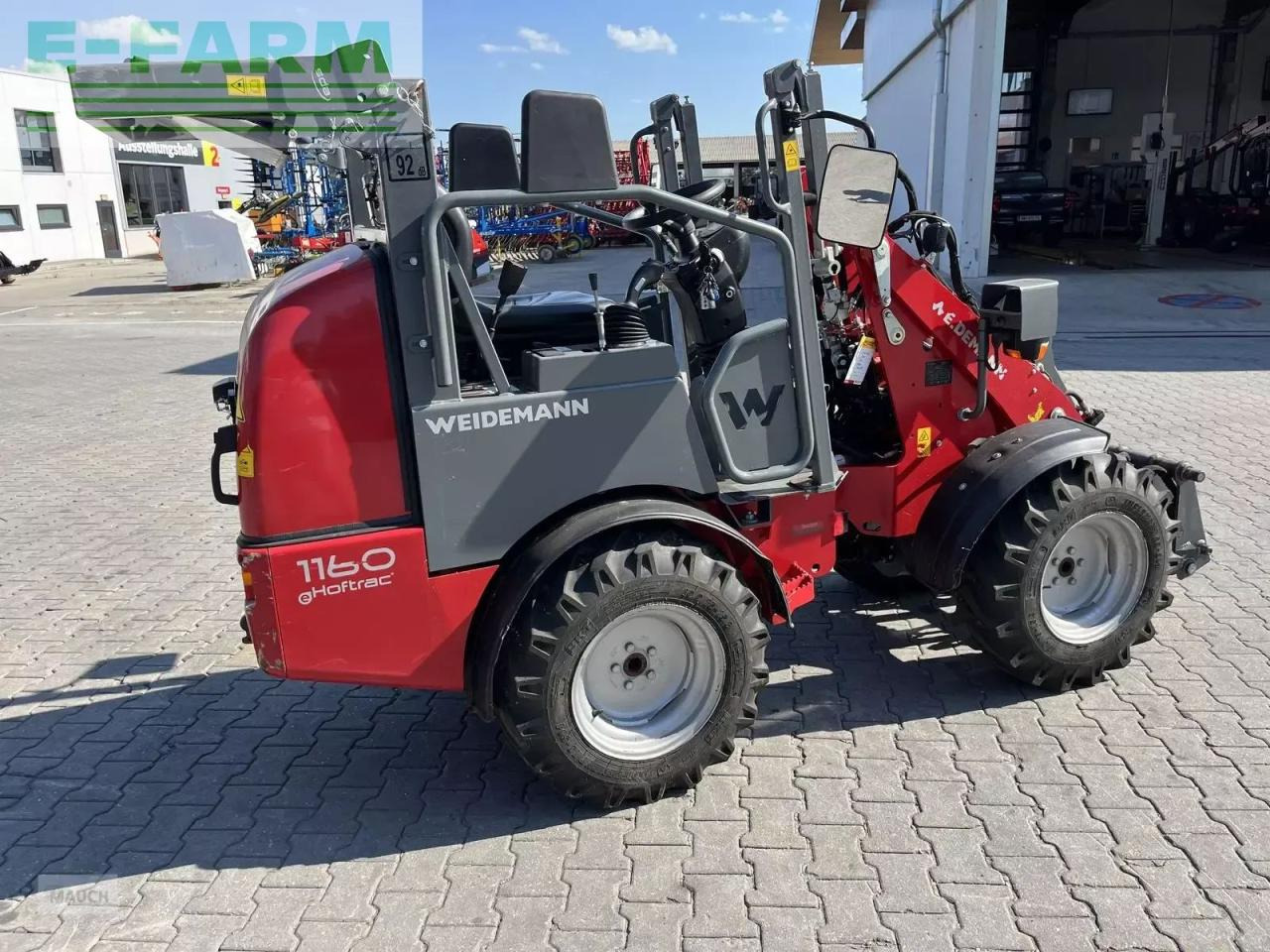 Wiellader Weidemann 1160e mit 1400h, hohe hubhöhe