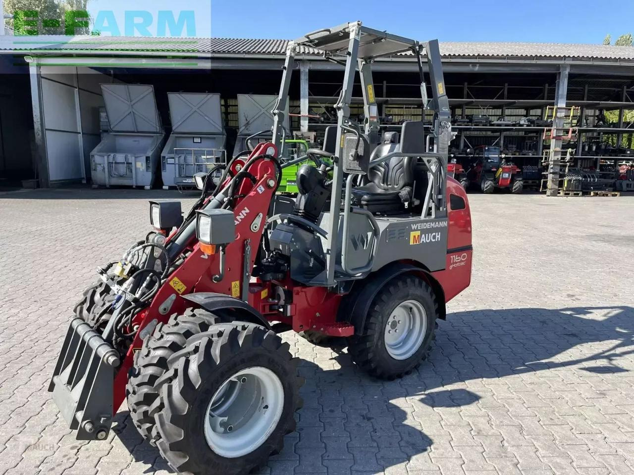 Wiellader Weidemann 1160e mit 350h, klappdach, straßenzulassung