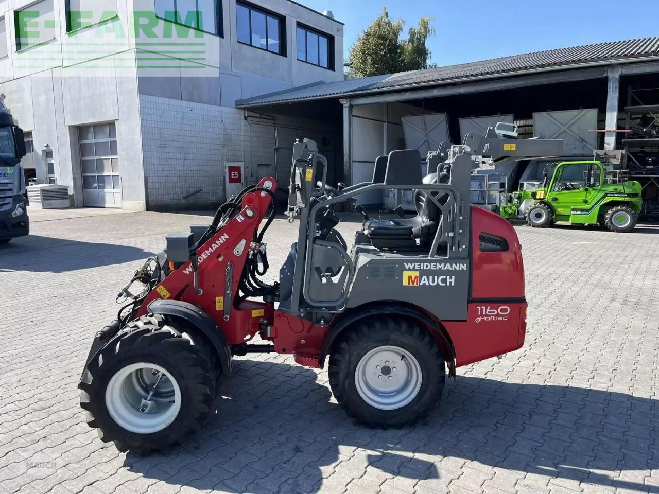 Wiellader Weidemann 1160e mit 350h, klappdach, straßenzulassung