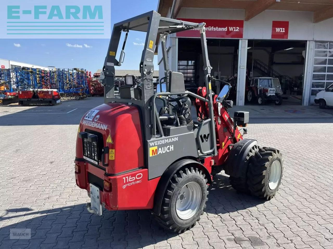 Wiellader Weidemann 1160e mit 350h, klappdach, straßenzulassung